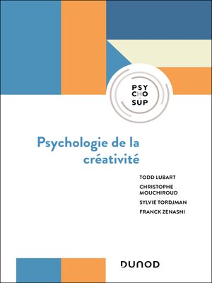 cover image of Psychologie de la créativité--3e éd.